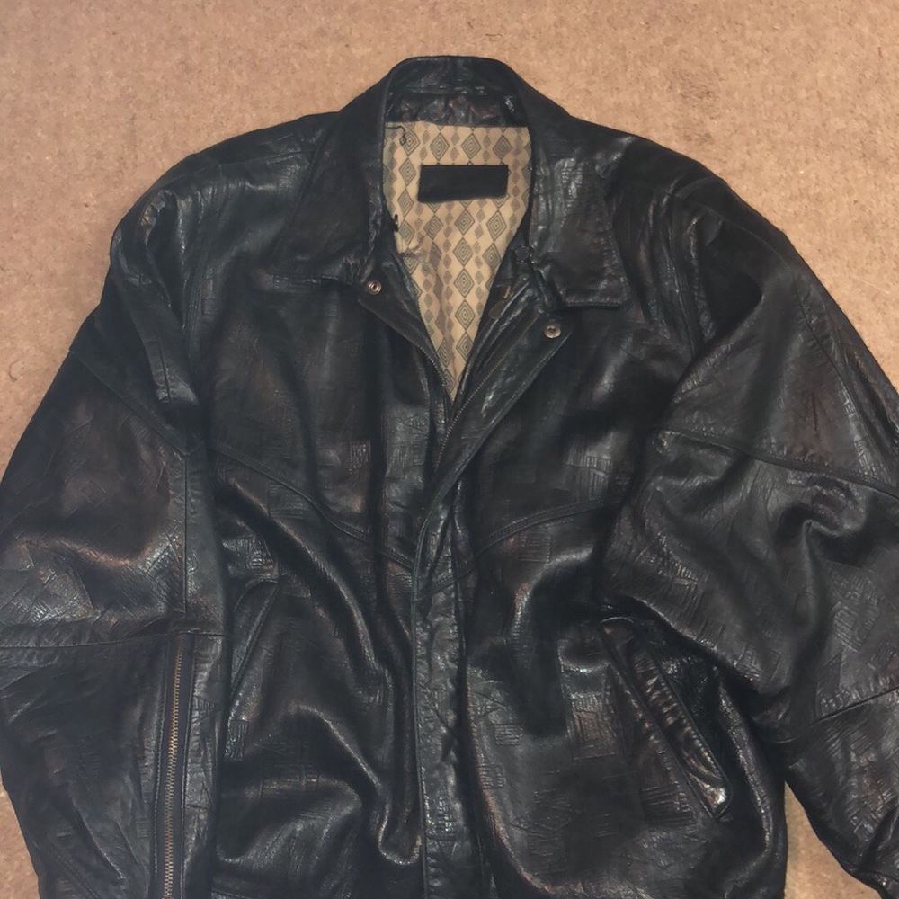 Men’s Bomber Leather Jacket